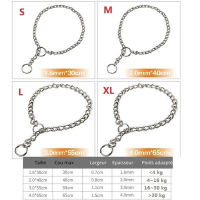 Collier de dressage pour chien/CollarMetalâą