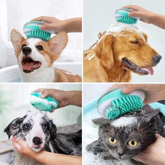 BrossyDog™ - Brosse de bain pour animaux 2 en 1 | chien - Lamiwouaf